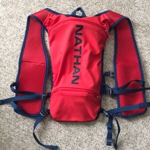Nathan Red and Blue Hydration Backpack